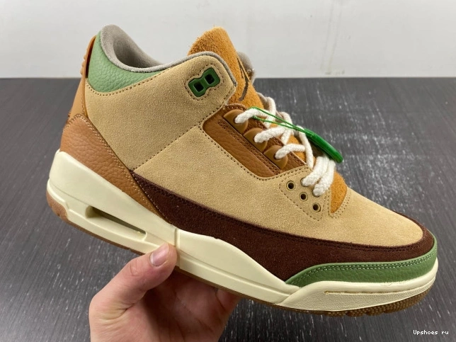Brown” Jordan Air 3  CT8532-103 “Green 0709